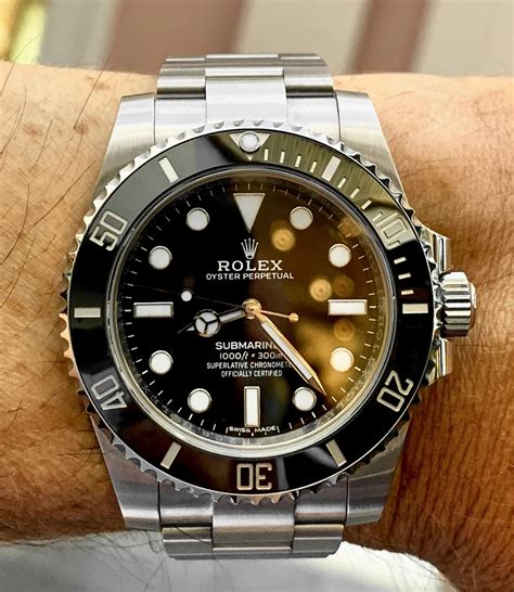 rolex submariner no date wrist shot|Rolex no date submariner review.